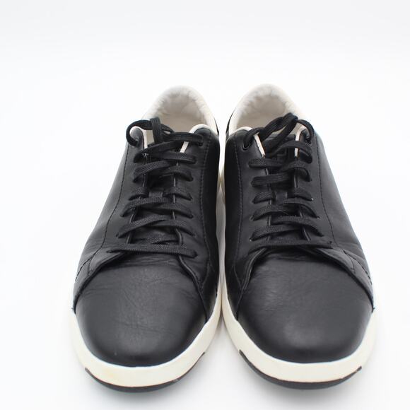 Cole Haan Grand Sneaker Mens 11 Black Leather Minimalist Casual Comfort Shoe - Picture 3 of 8
